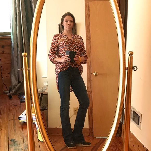 🌸5/$30🌸 Multi-colored Tunic Top EUC - Picture 11 of 13